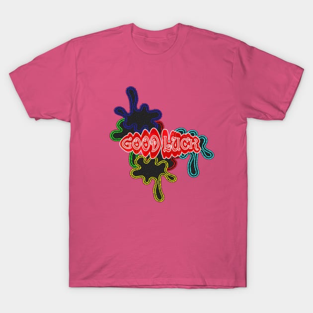 Good luck colourful hands T-Shirt by Devshop997